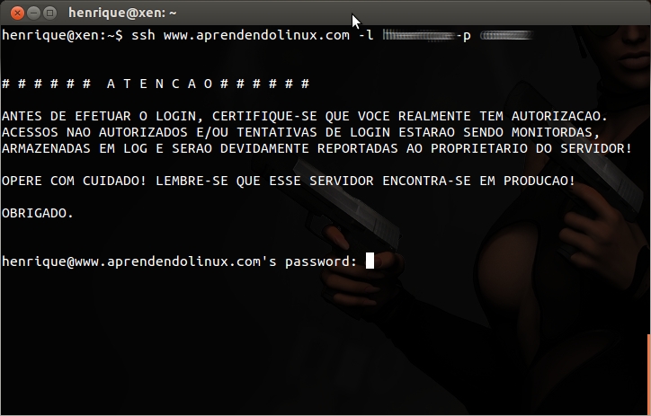 Aviso SSH